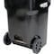 Global Industrial Mobile Heavy Duty Trash Container, 95 Gallon, Black 237281BK - alternate 6